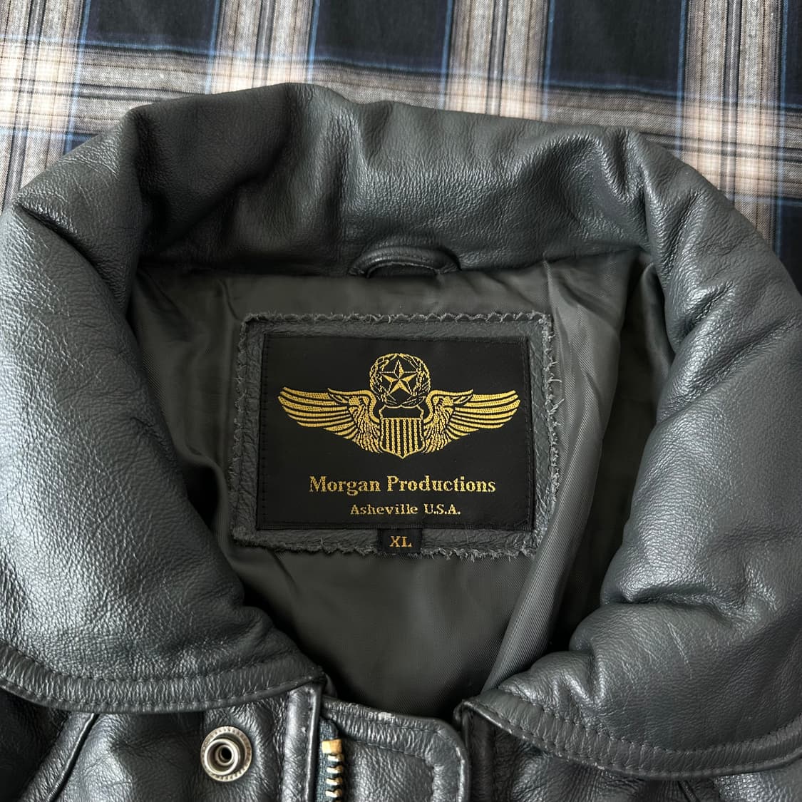 Morgan productions USA 레더패딩 상품이미지10