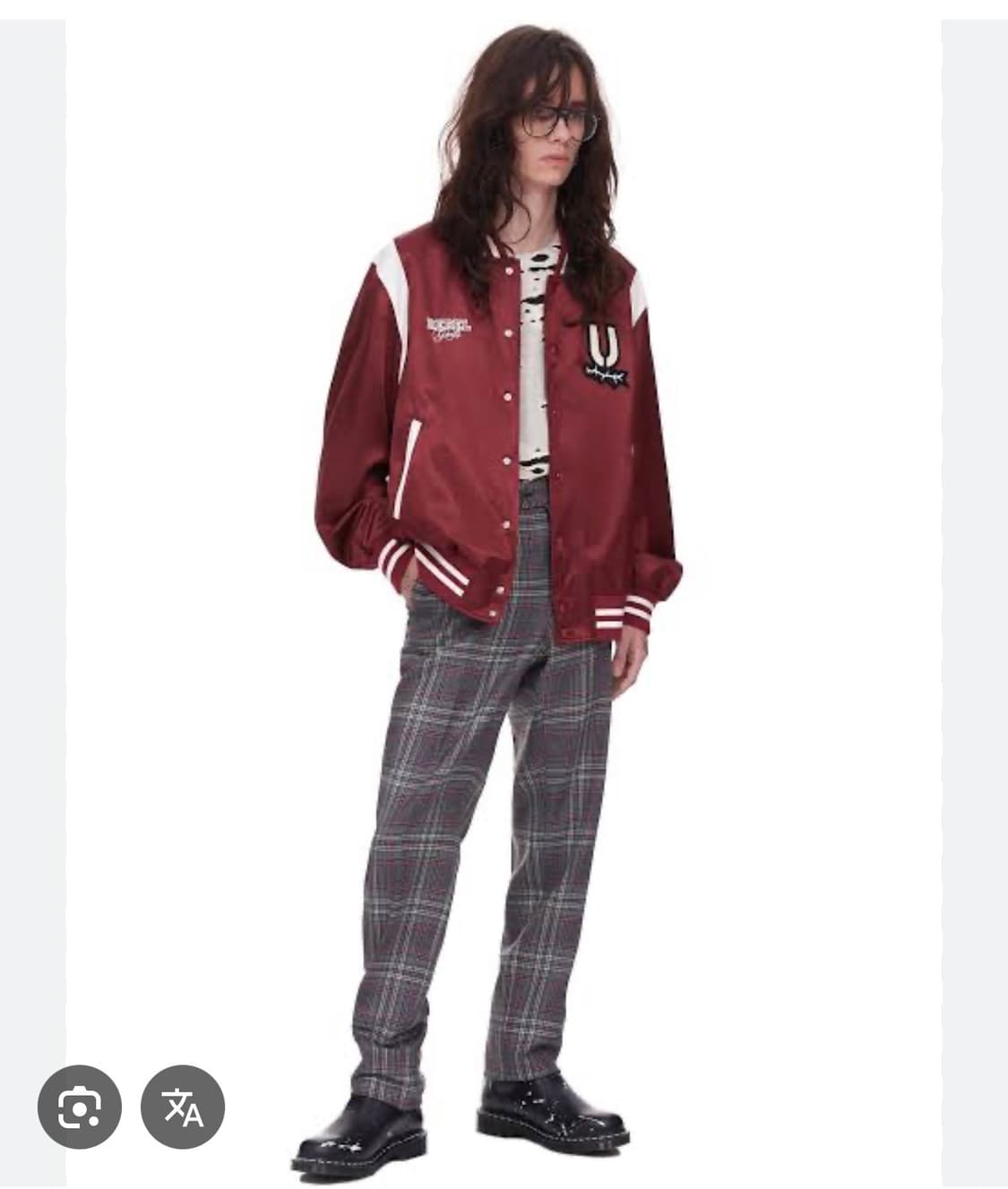 언더커버 22시즌 사틴 봄버 바시티 자켓 5 상품이미지7