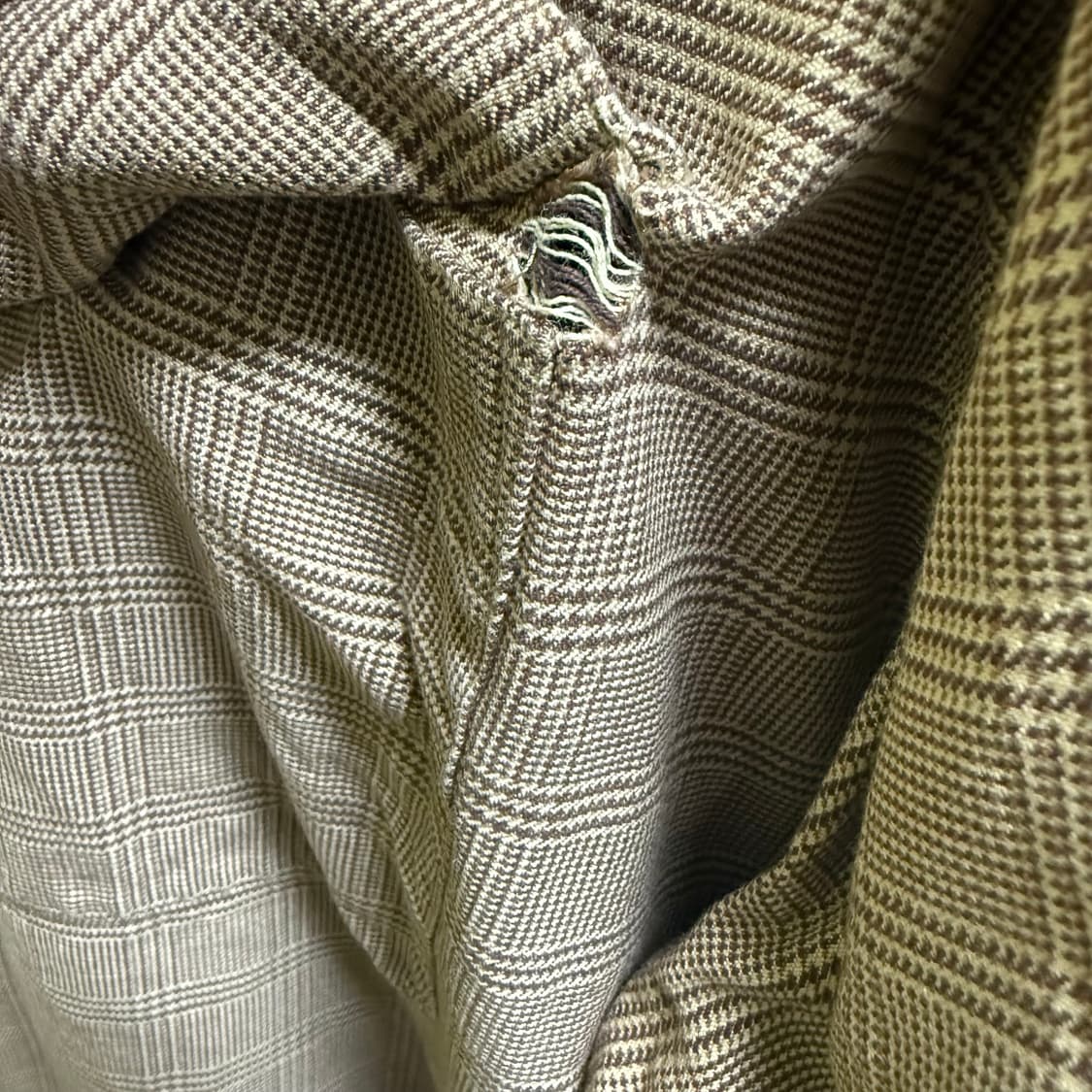 [XL] 폴로 랄프로렌 실크 체크 빈티지 셔츠 상품이미지3