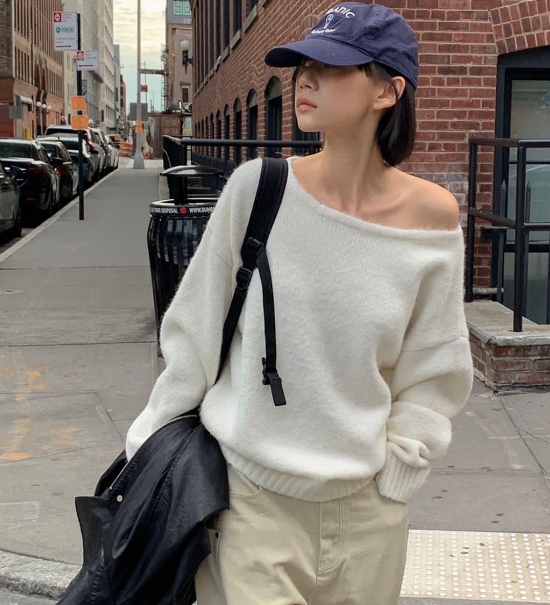 데일리쥬 보트넥 니트 상품이미지1