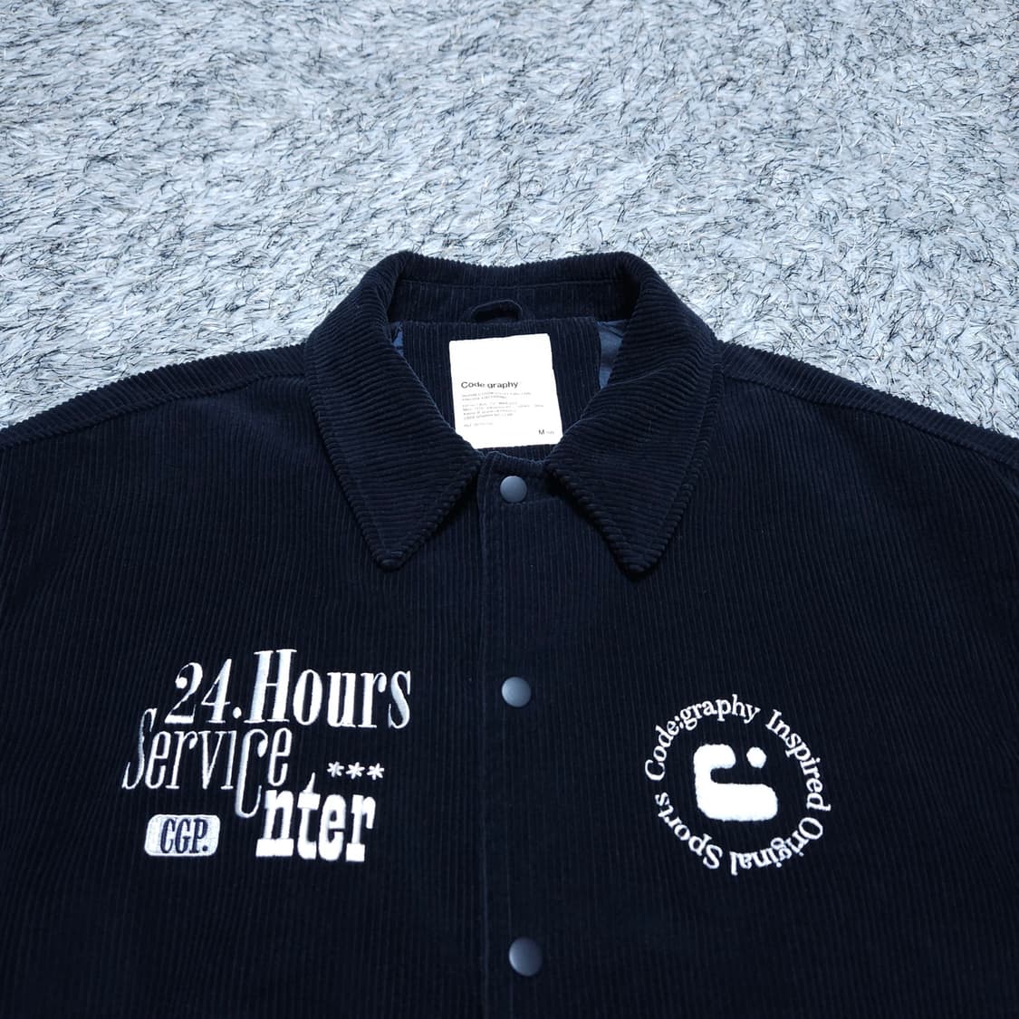 코드그라피) L 남자 코듀로이점퍼 야구점퍼 / 왕눈이샵 상품이미지3