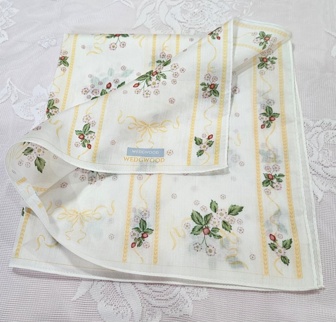 웨지우드 손수건 4장 세트( 무료배송)새상품 상품이미지8