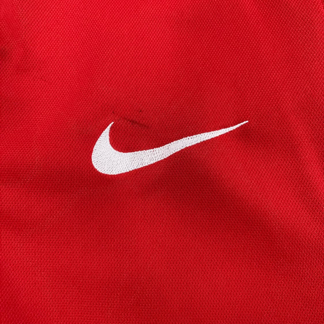 나이키 레드 컬러 스우시 스몰 로고 트랙탑 져지 상품이미지2
