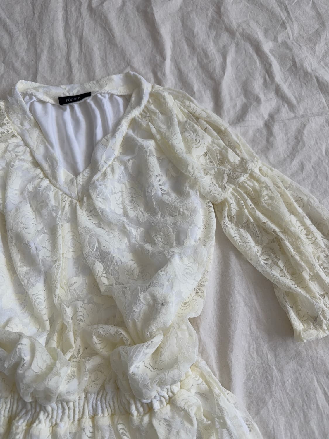 러블리 페어이 레이스 어깨트임 원피스 상품이미지4