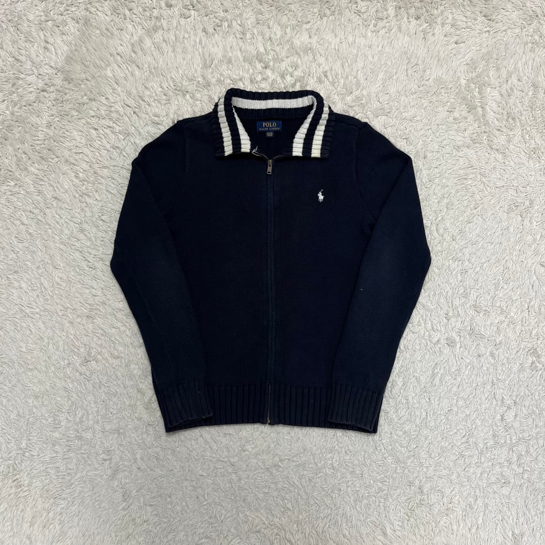 Polo Ralph Lauren navy zip-up 상품이미지4