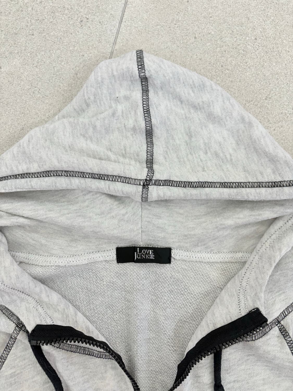 해골 데미지 후드집업 상품이미지8