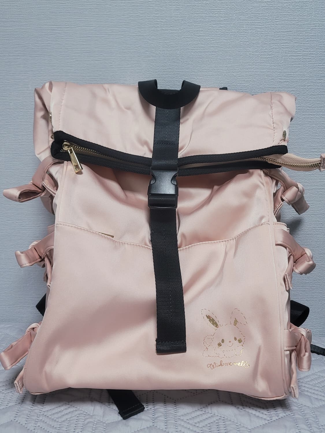 산리오 위시미멜 허니살롱 백팩 가방 새틴 리본 양산형 지뢰계 갸루 로리타 상품이미지1