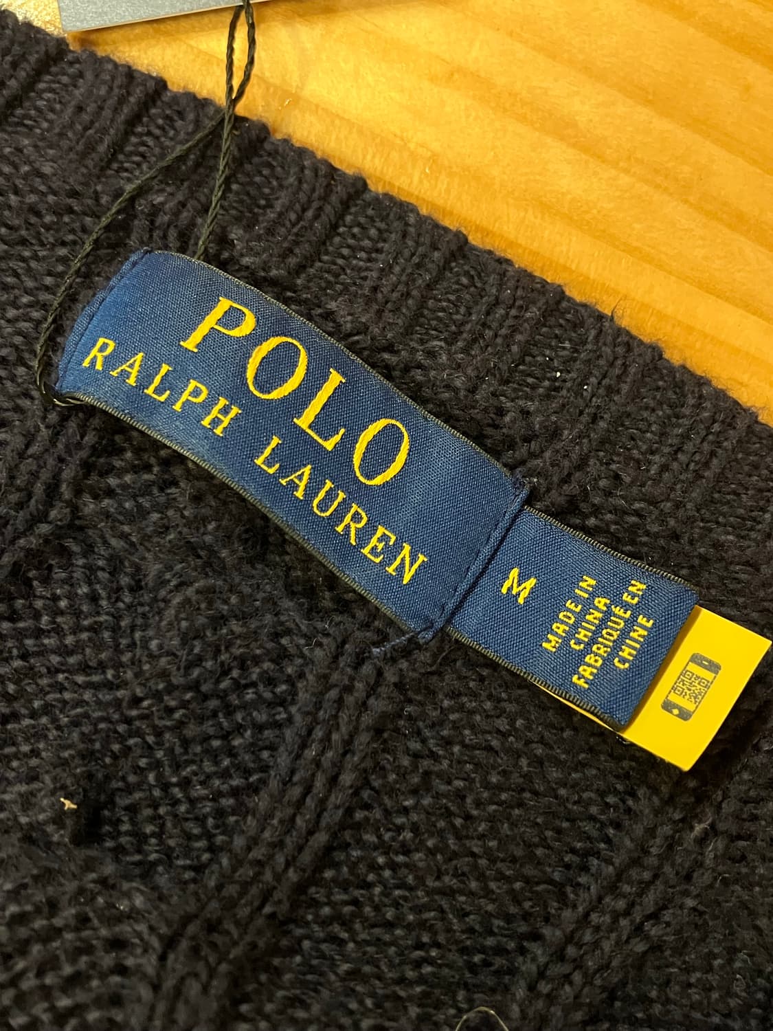 폴로 랄프로렌 꽈배기 니트 네이비 M   #csz1794 상품이미지4