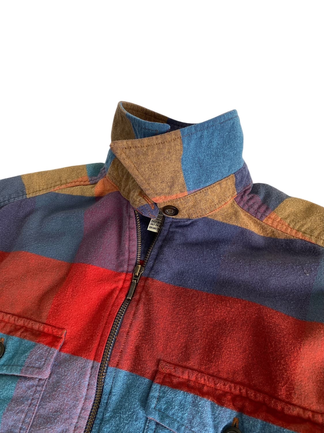 00‘s 에디바우어 플란넬 풀오버 셔츠  상품이미지4