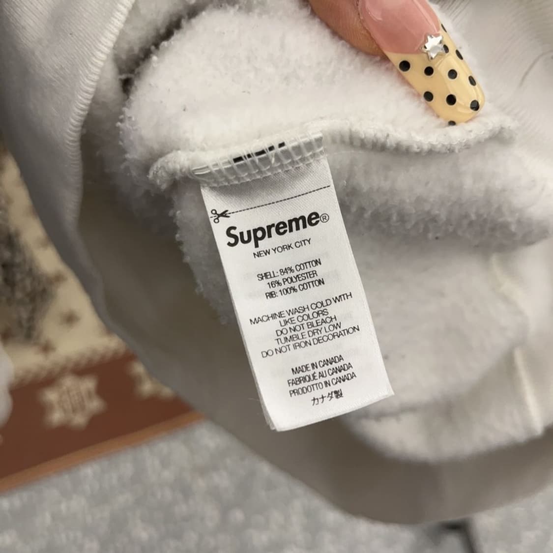 슈프림 모던 캐주얼 빈티지 스몰로고 맨투맨 S C09710 상품이미지7