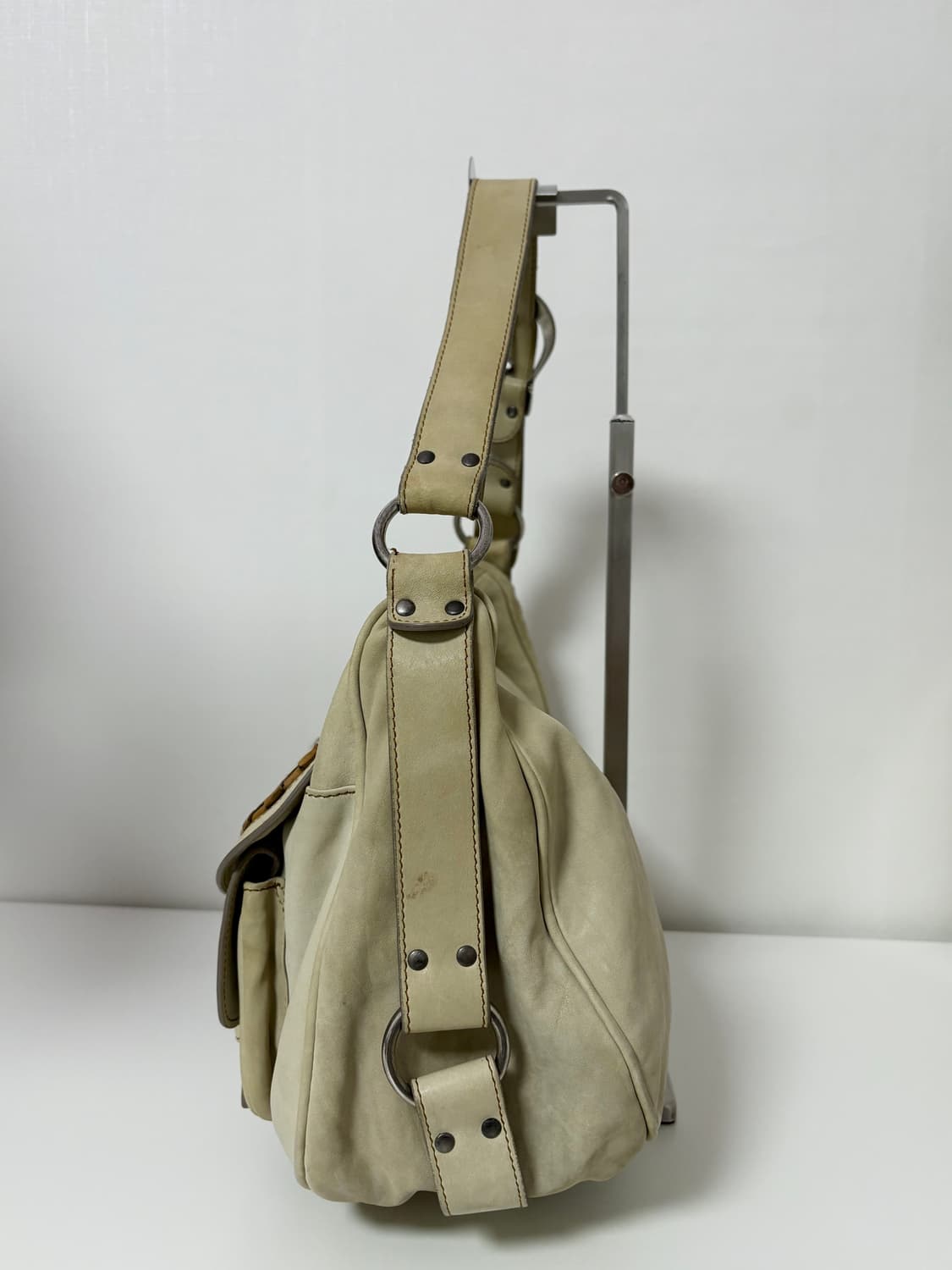 디올 가우초 새들백 베이지 상품이미지4