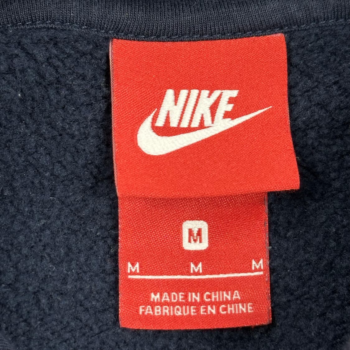 나이키 저스트 두잇 센터 스우시 네이비 후드티 (M) 상품이미지5