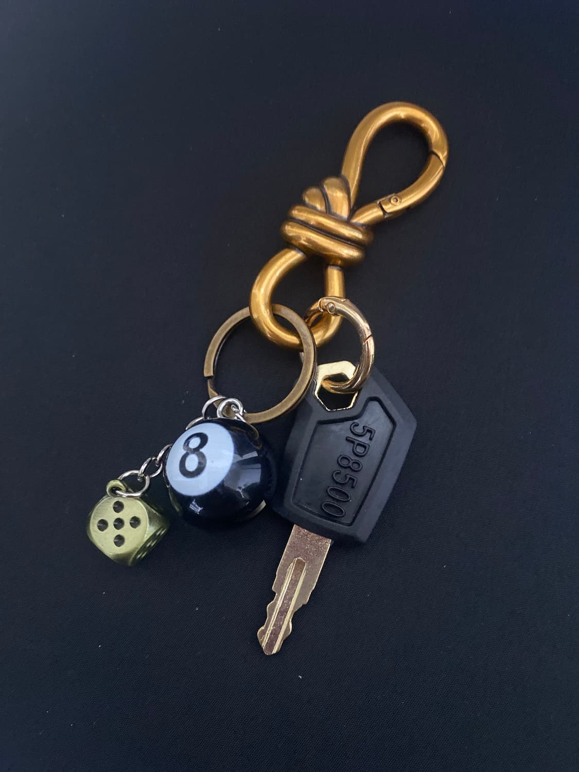 트위스트 매듭 카라비너 키링 상품이미지2