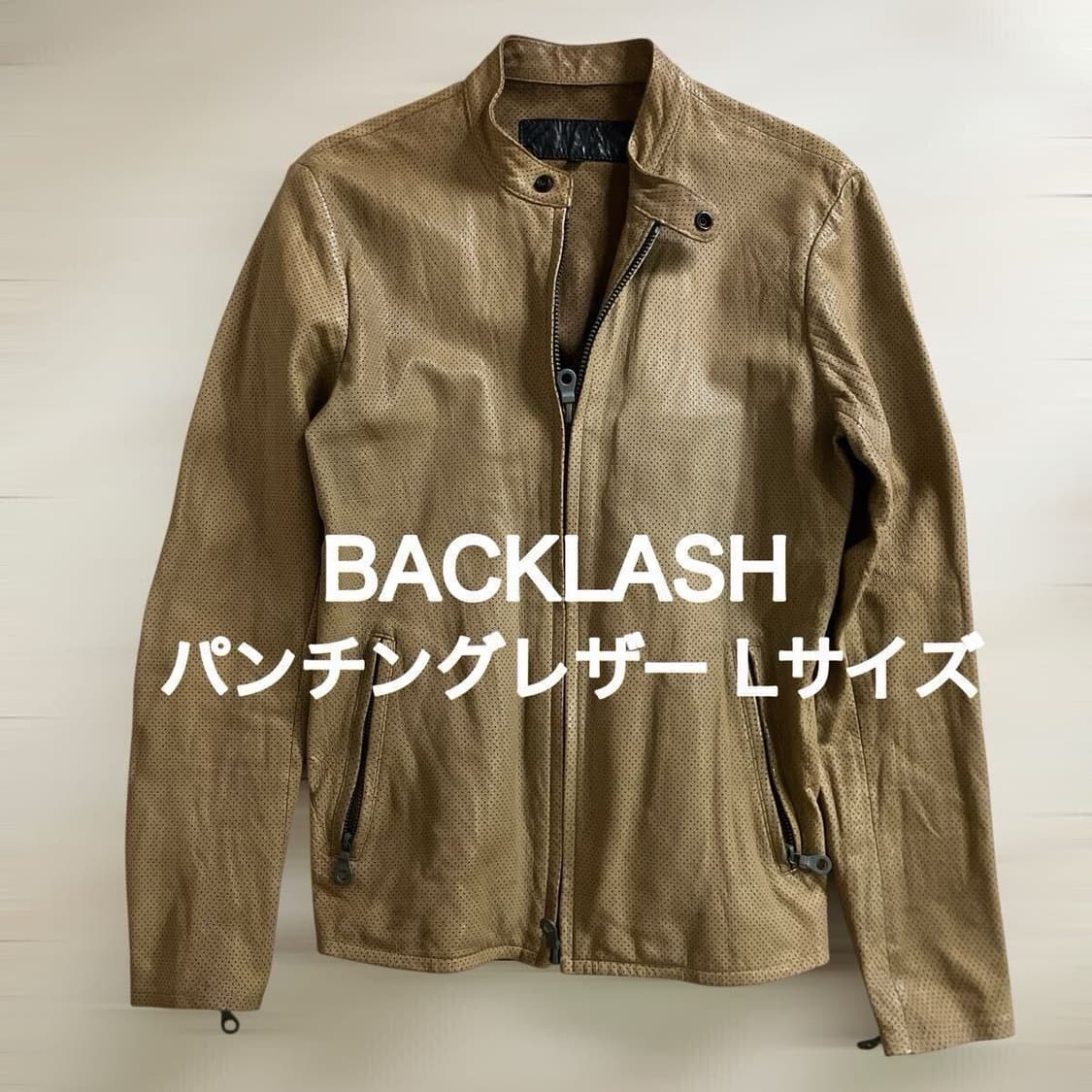 Isamu Katatama Punching Leather Jacket 상품이미지1