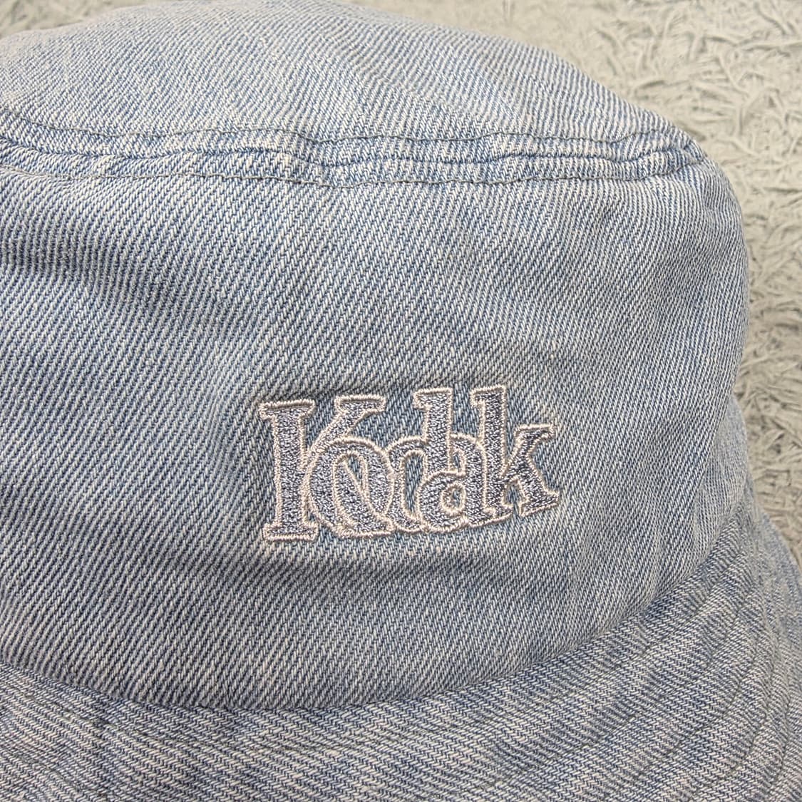 코닥 컬러플러스 자수 로고 데님 버킷햇 상품이미지6