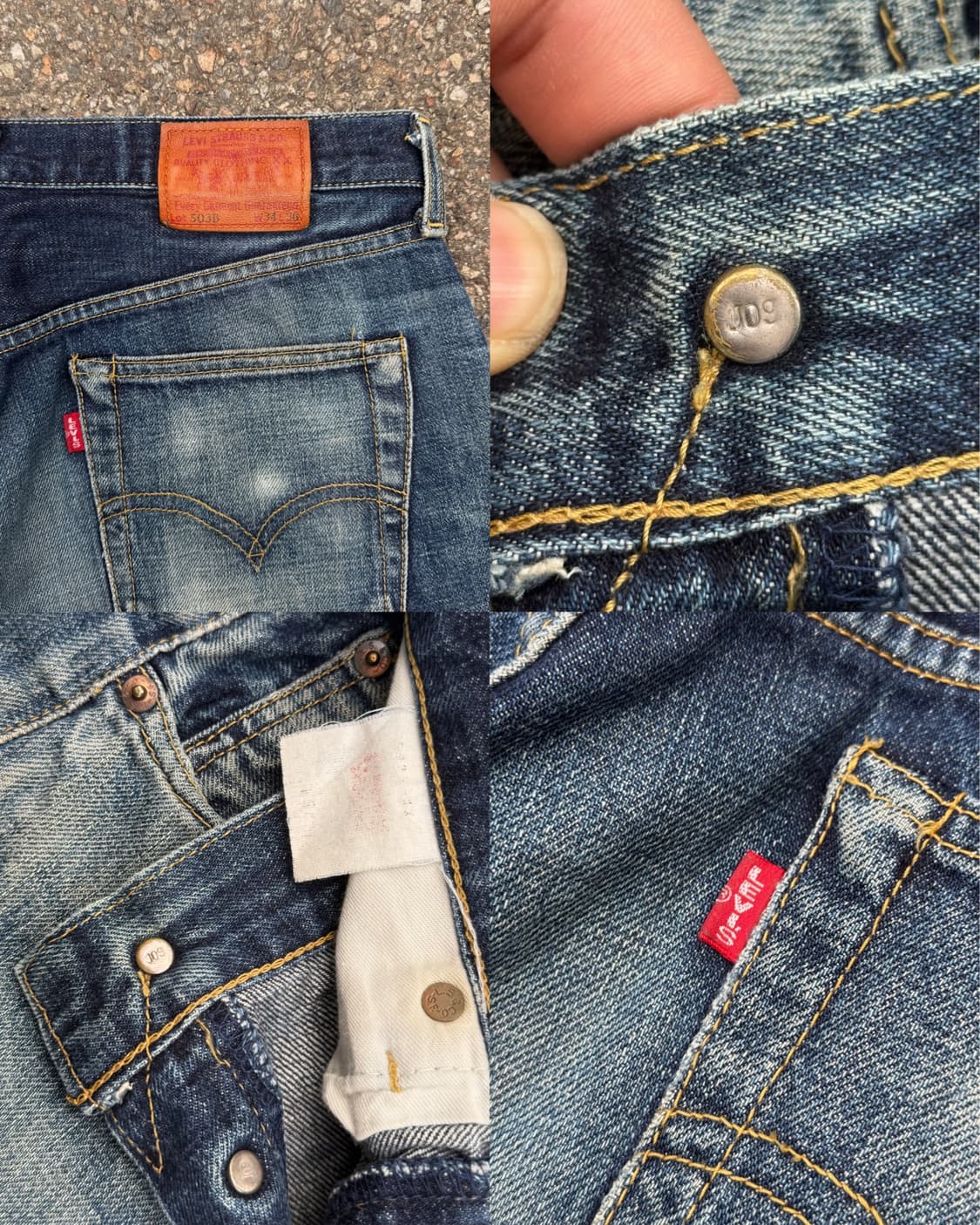 Levi’s 503B Big E Selvedge Denim Pants   상품이미지9