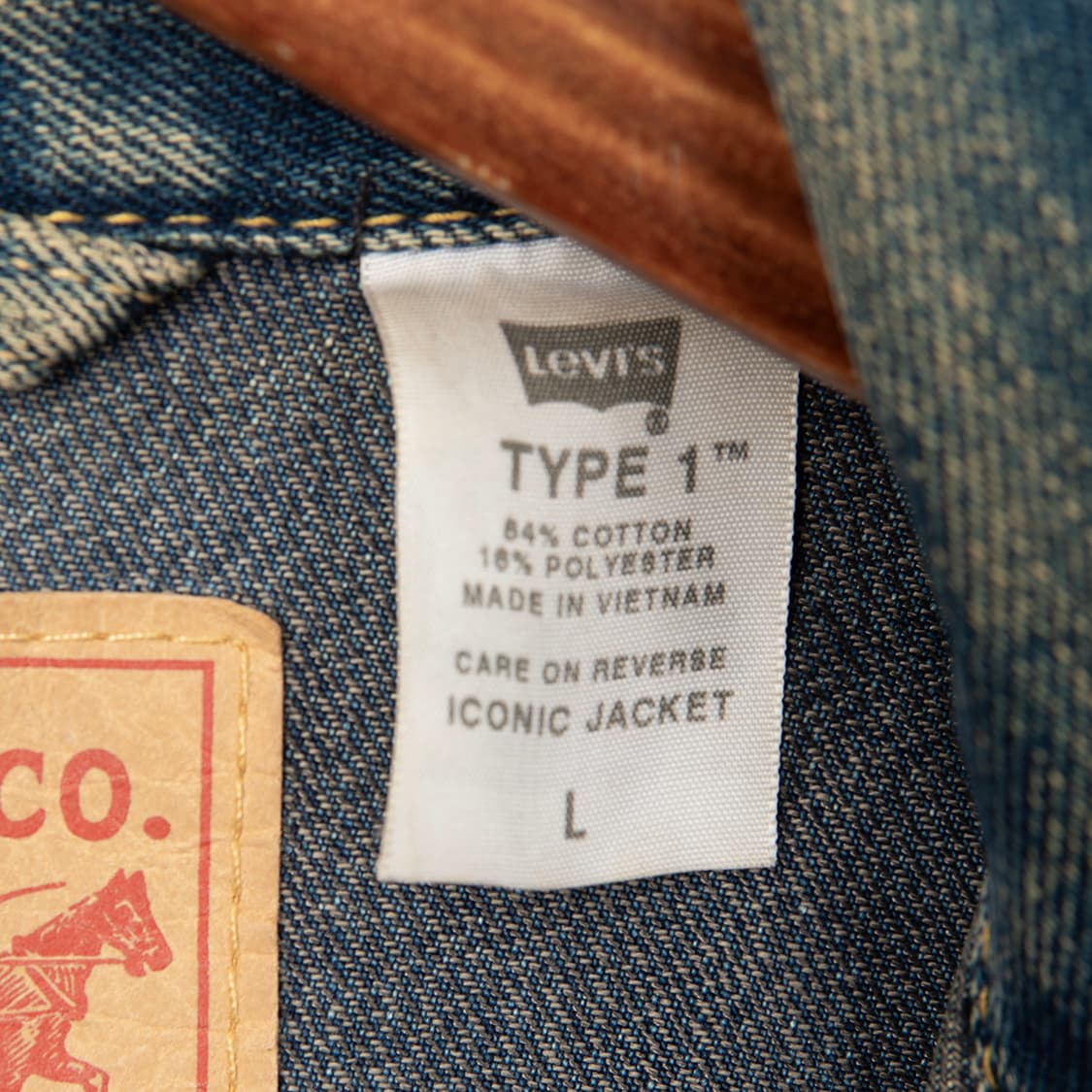 [L] 00s 리바이스 타입원 01105-0370 데님자켓  상품이미지6