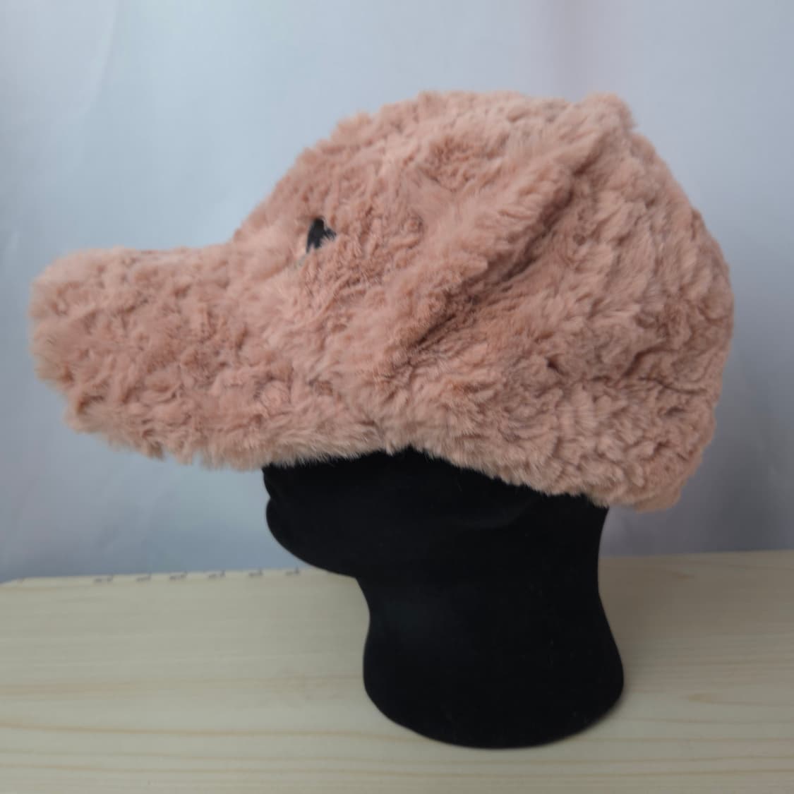 아미 핑크 퍼 볼캡 모자 상품이미지2