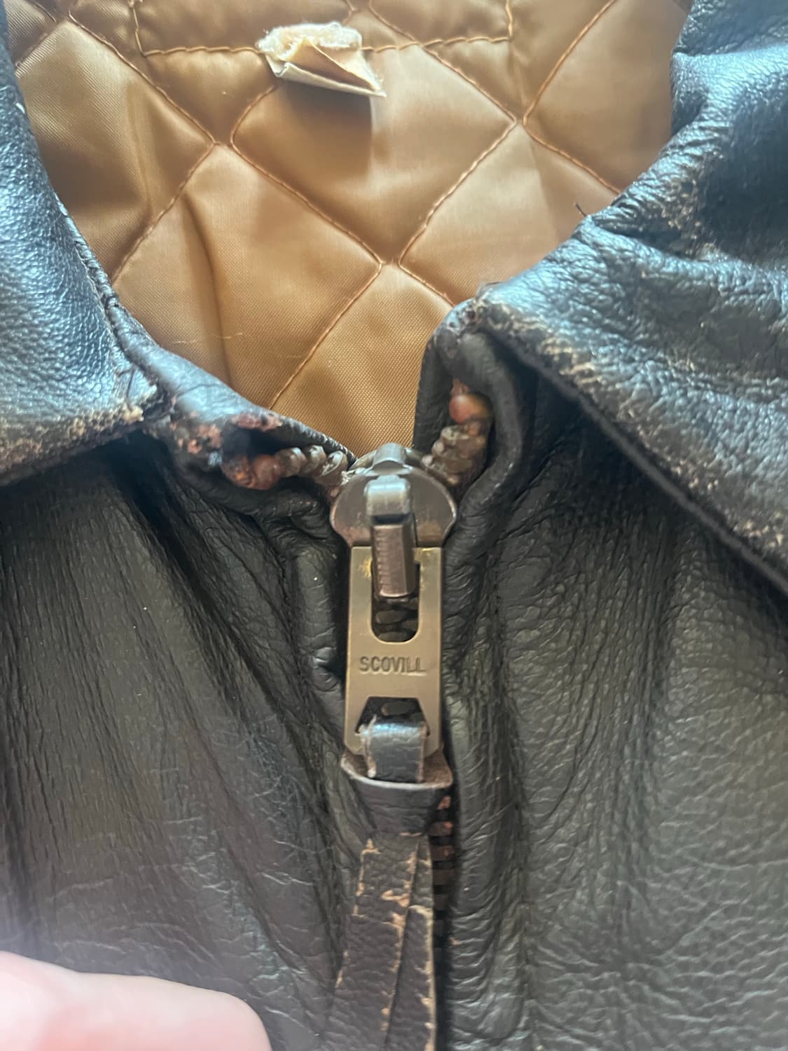 70s 80s L.L Bean G-1 Leather Jacket 상품이미지5