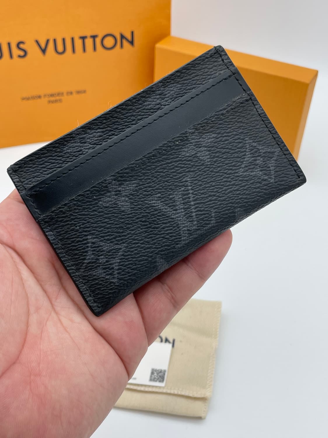 [ 풀구성 / 새상품급 ] 루이비통 이클립스 카드지갑 블랙  상품이미지2