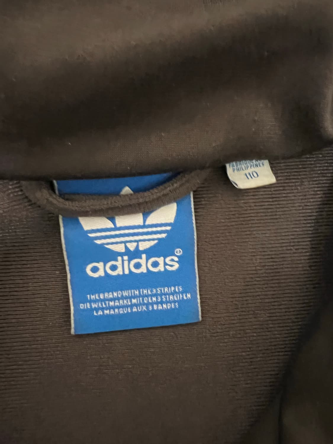 아디다스 초코 브라운 파이어버드 져지 트랙탑 상품이미지3