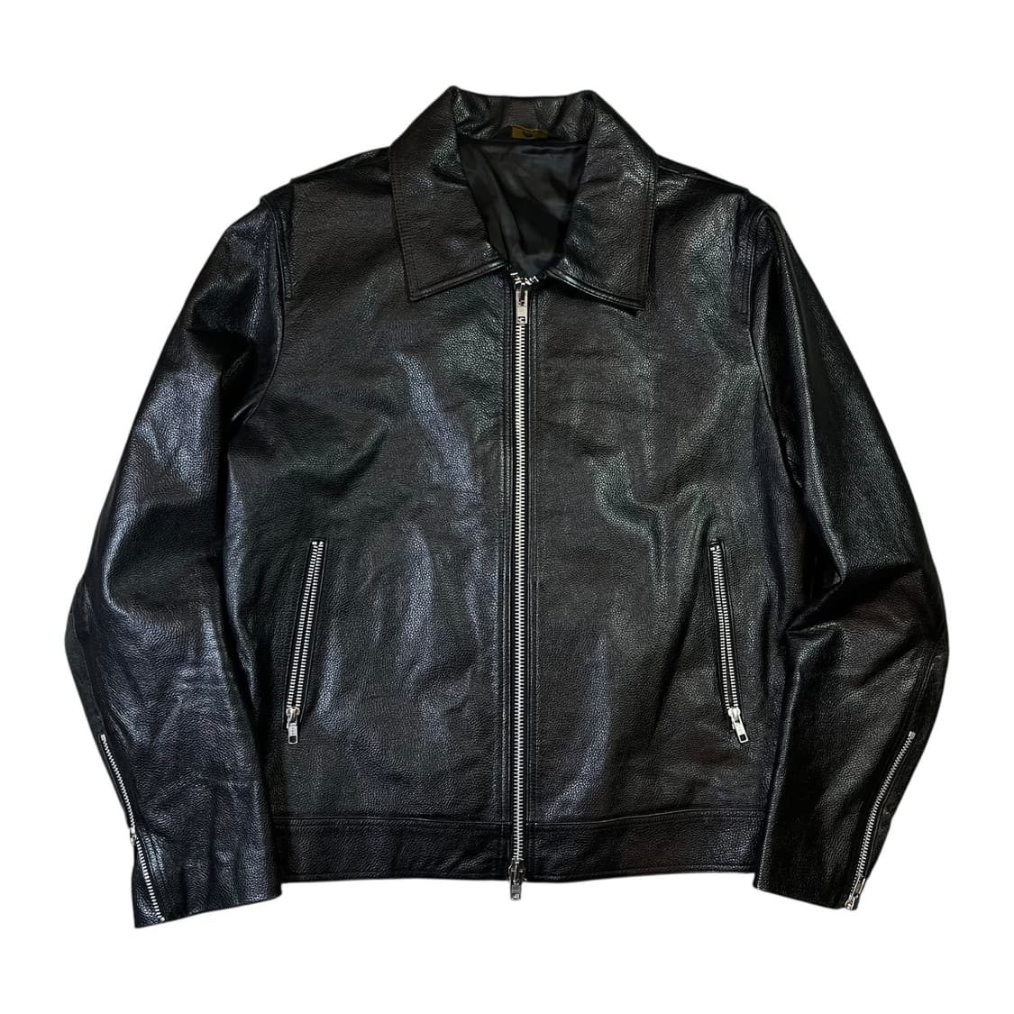 론트 염소 가죽 자켓 상품이미지1