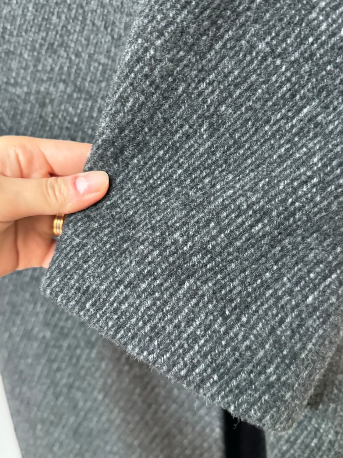 인사일런스우먼 클래식 맥시 코트 S 차콜 상품이미지7