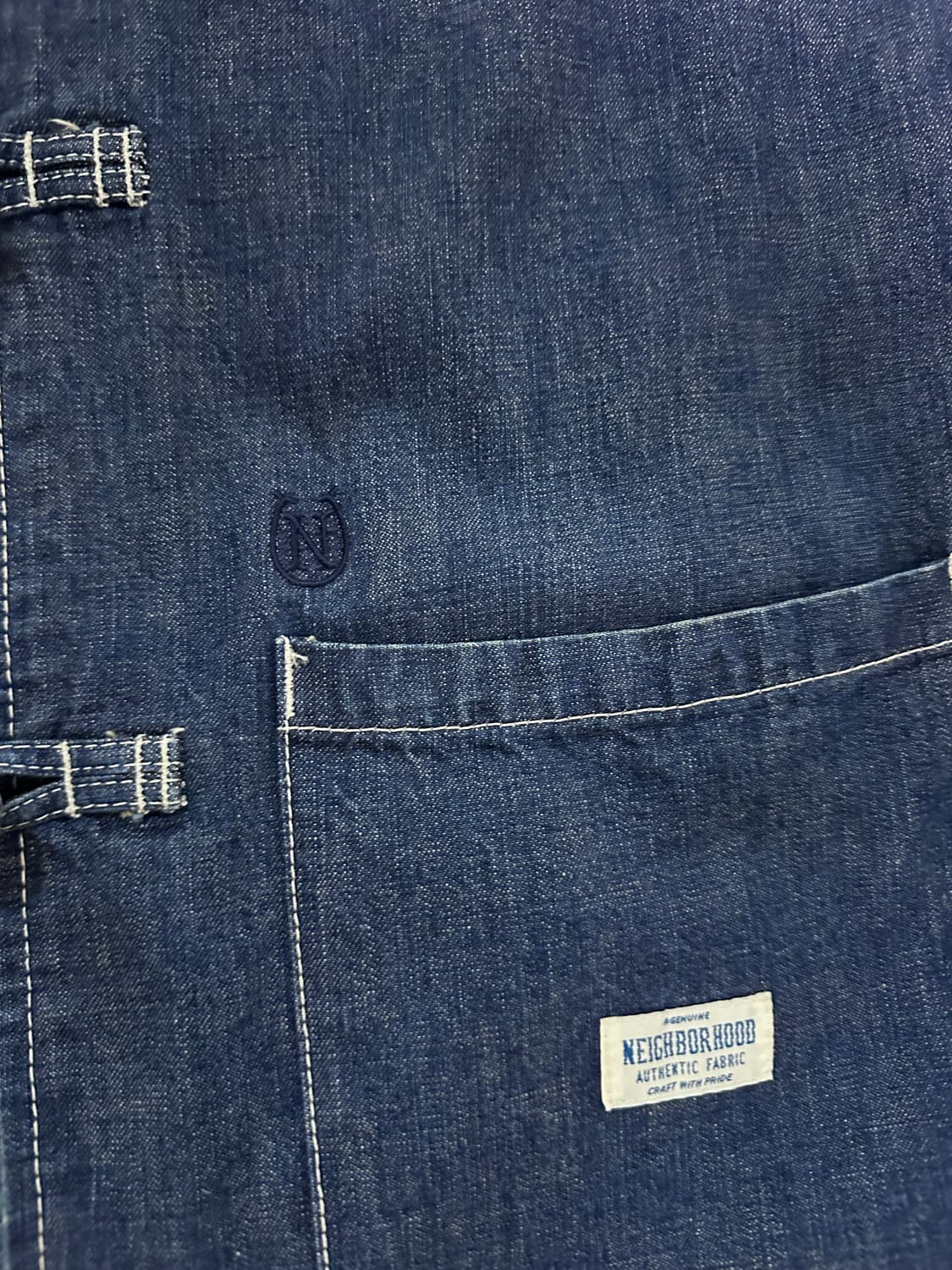 네이버후드 쿵푸 데님 자켓 상품이미지3