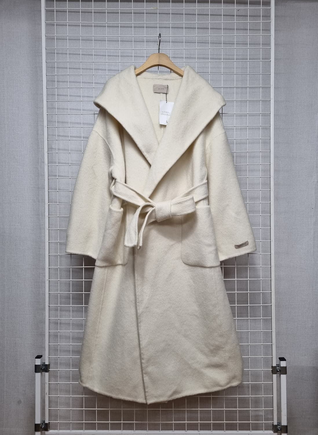 (새상품) OLZE 울 90% 핸드메이드 모직코트 free 상품이미지1