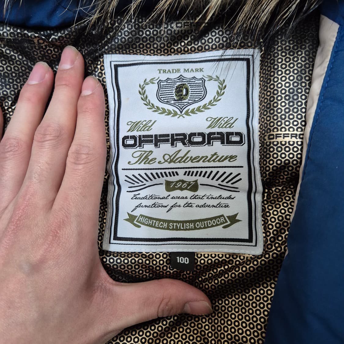 오프로드 덕다운 라쿤퍼후드 패딩 점퍼 상품이미지6