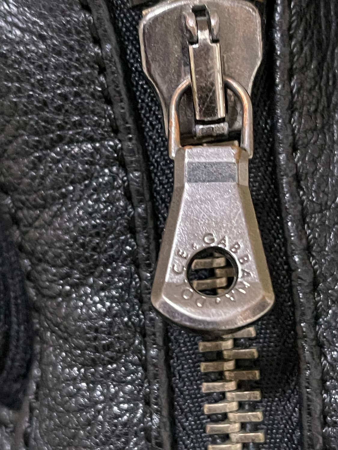 돌체앤가바나 블랙 가죽 봄버 자켓 상품이미지3