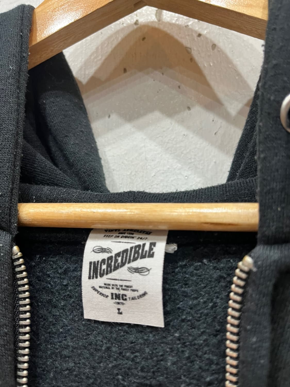 INCREDIBLE 스컬 펑크 후드집업 Made in JAPAN 상품이미지5