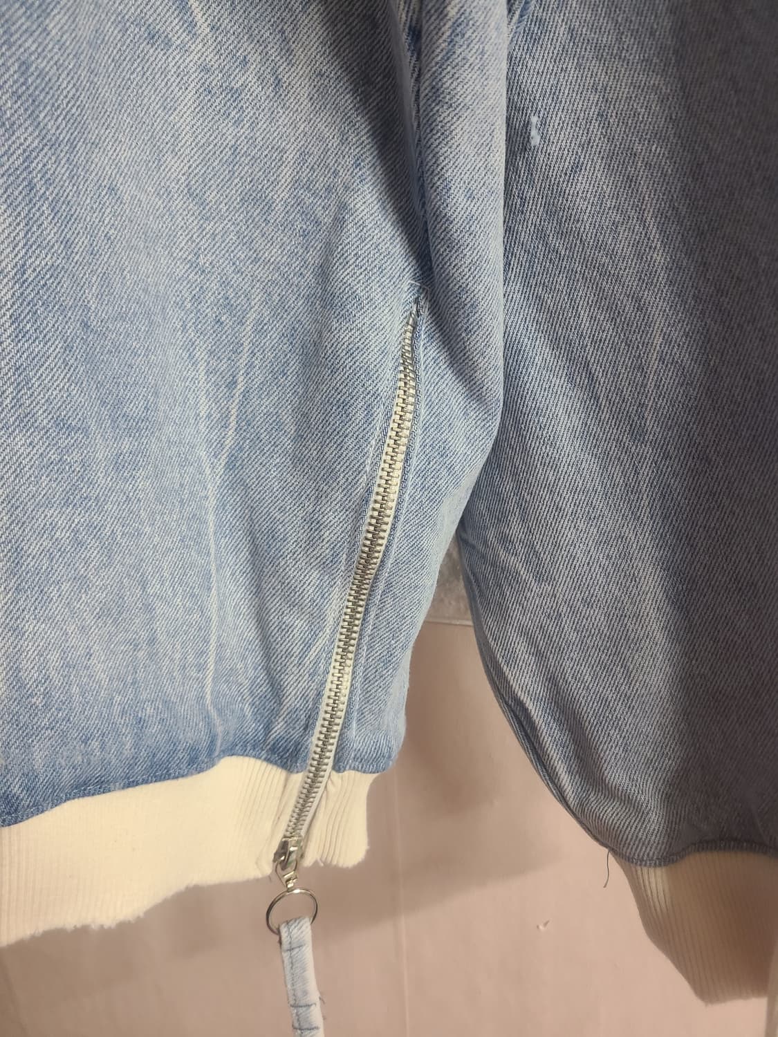 자라 데님 맨투맨 티셔츠(빅사이즈110이상) 상품이미지4