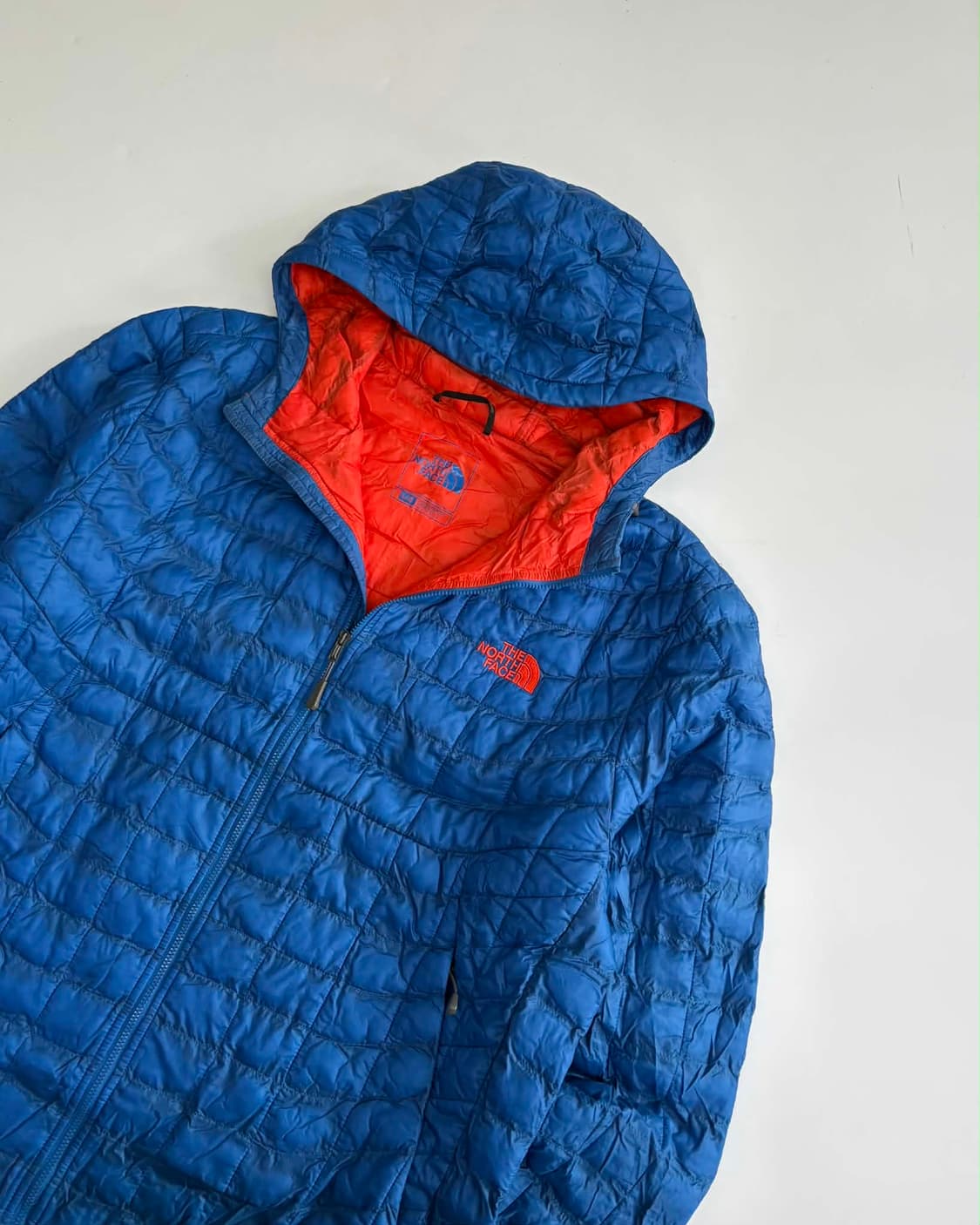 [L] 노스페이스 블루 경량 후드 패딩 자켓 상품이미지3