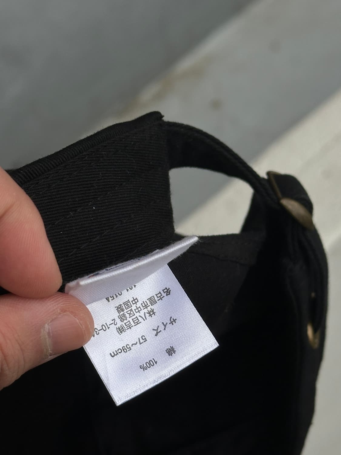 [F] 챔피온 블랙 볼캡 모자 (일본판) 상품이미지7