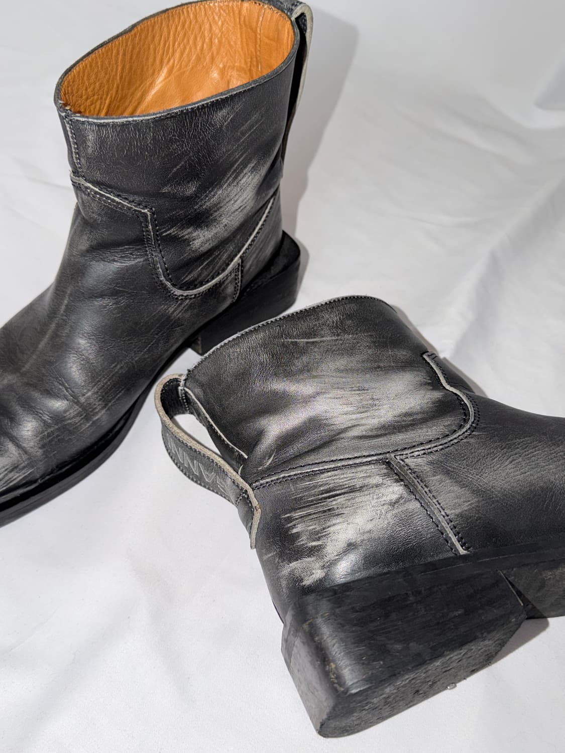 가니 스퀘어 토 웨스턴 부츠 상품이미지5