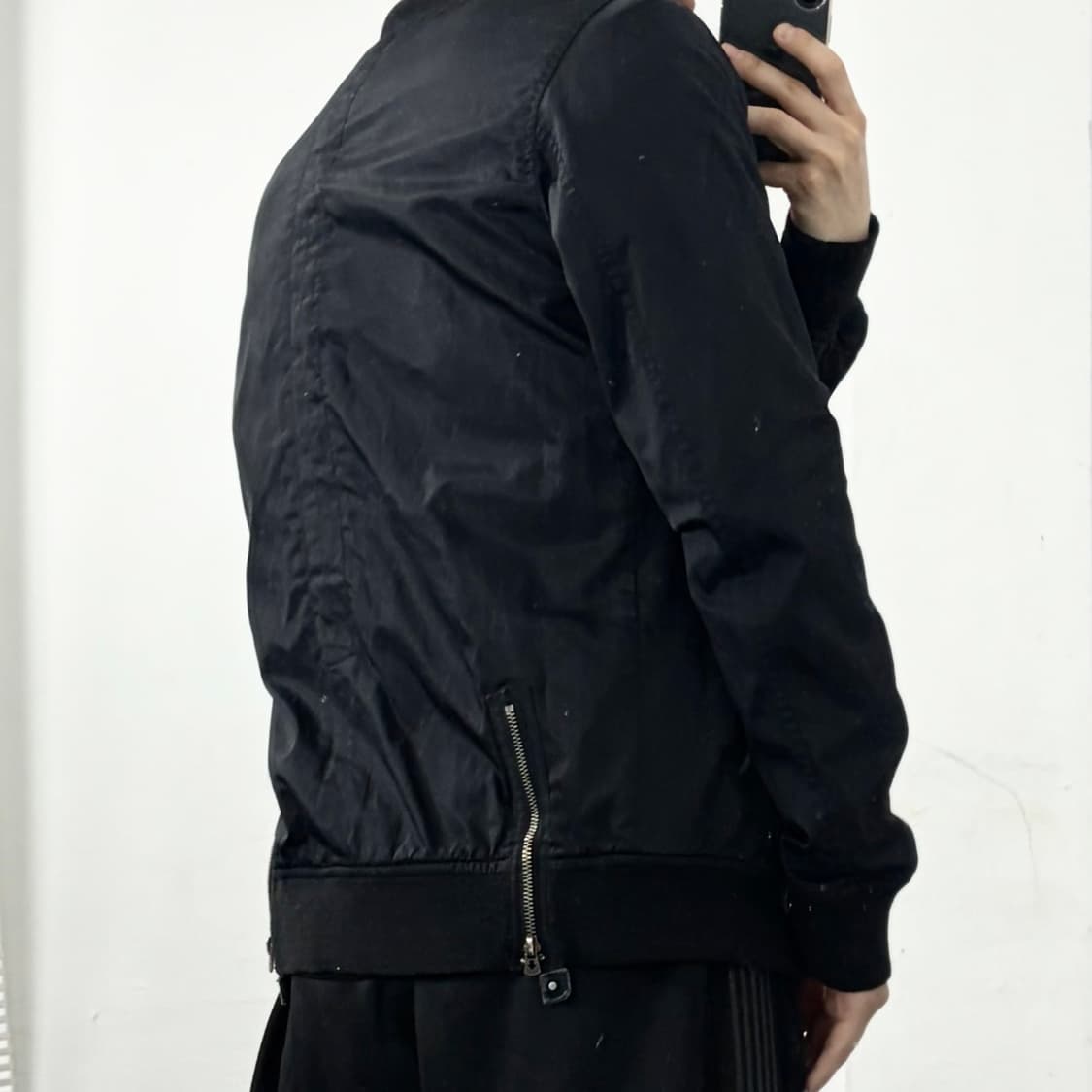 디젤 백지퍼 나일론 블루종 자켓 상품이미지3