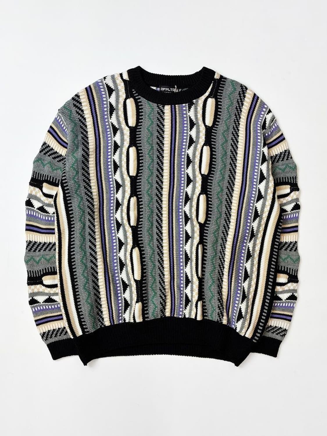 OFPLTO 올드스쿨 3D 케이블 니트 PN5137 상품이미지1