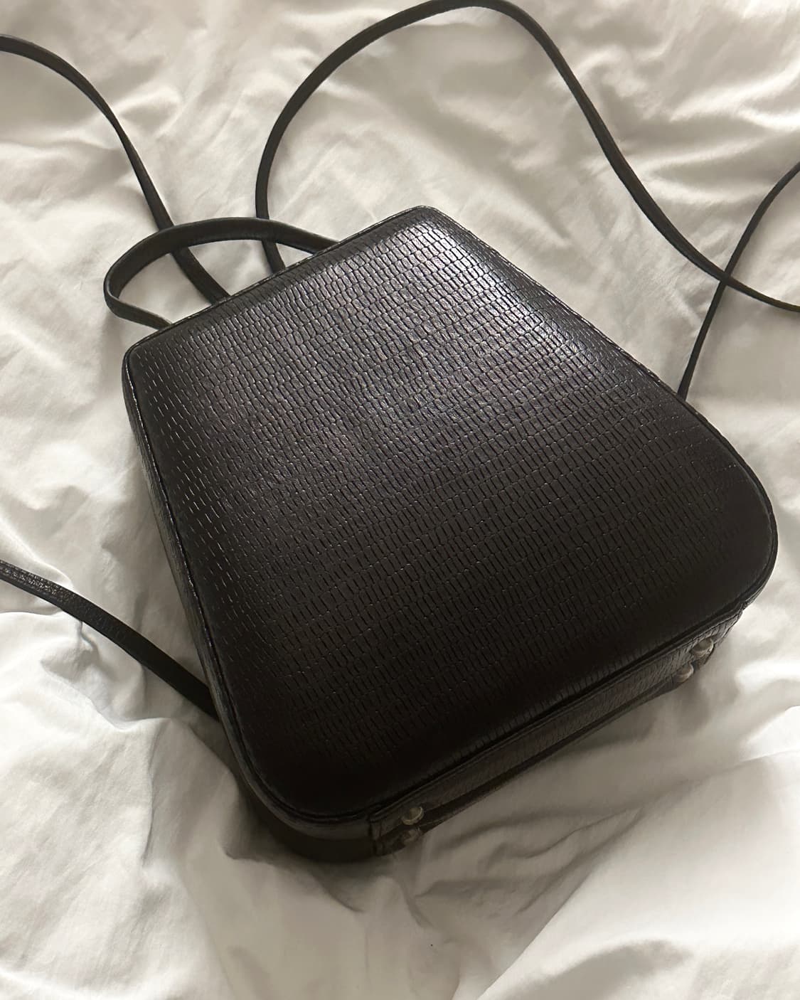 아카이브앱크 쉘틴백 리자드 블랙 상품이미지2