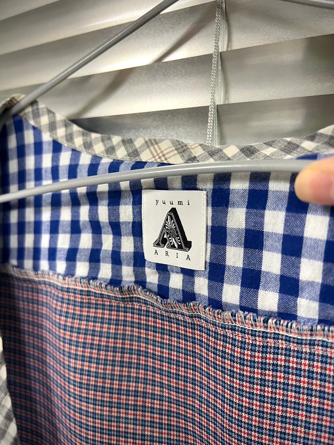 Yuumi ARIA-REMAKE CHECK SHIRT 2 상품이미지7