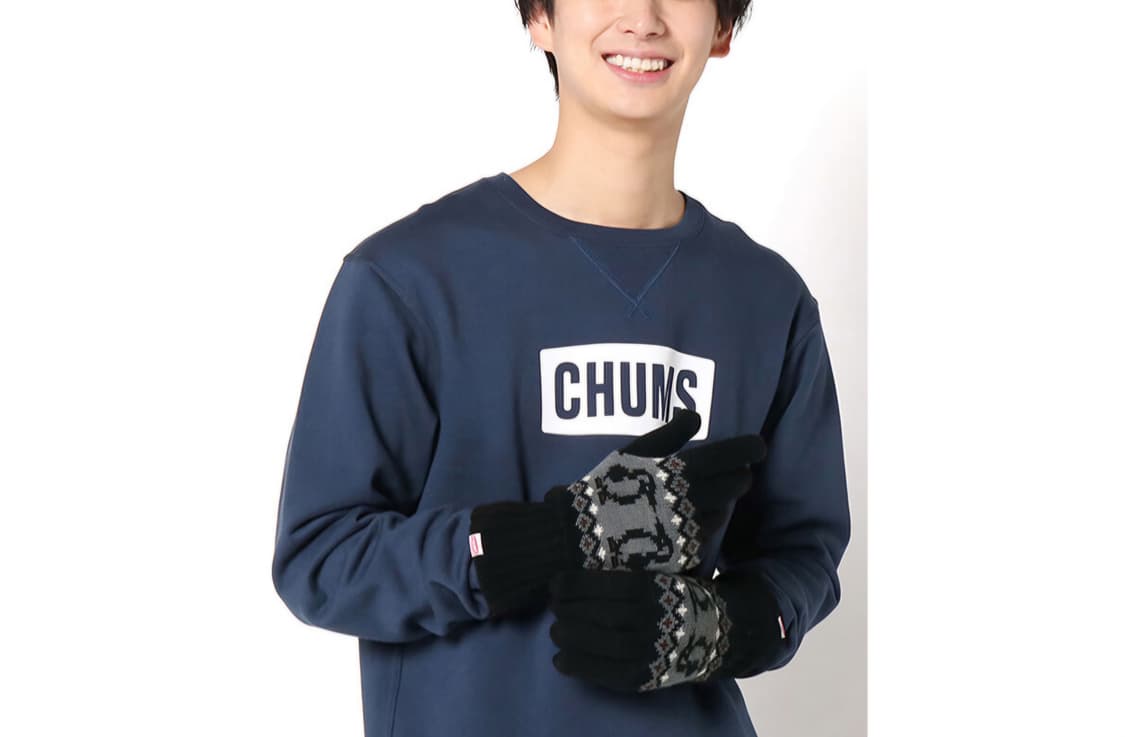 CHUMS 첨스 니트 장갑 새상품 남성M 상품이미지3