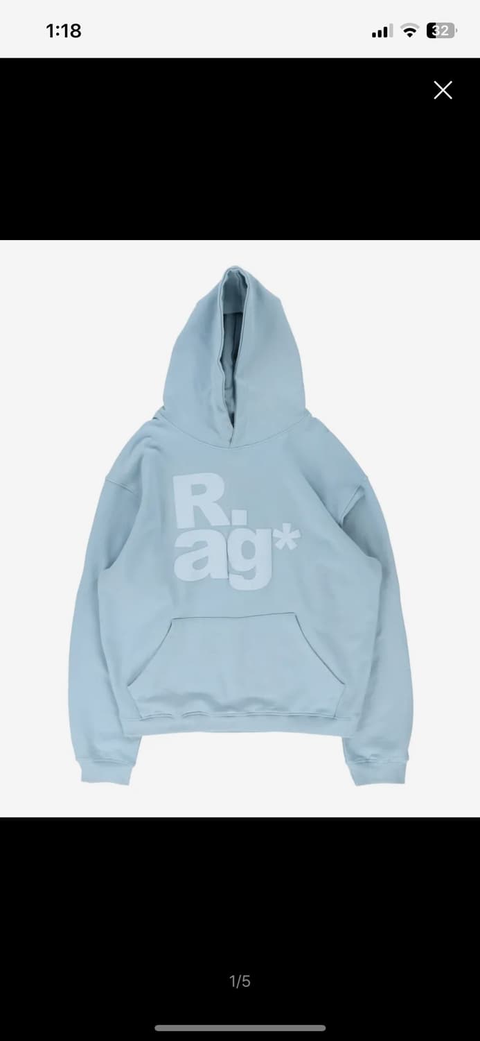 더콜디스트모먼트 후드 스카이블루 상품이미지1