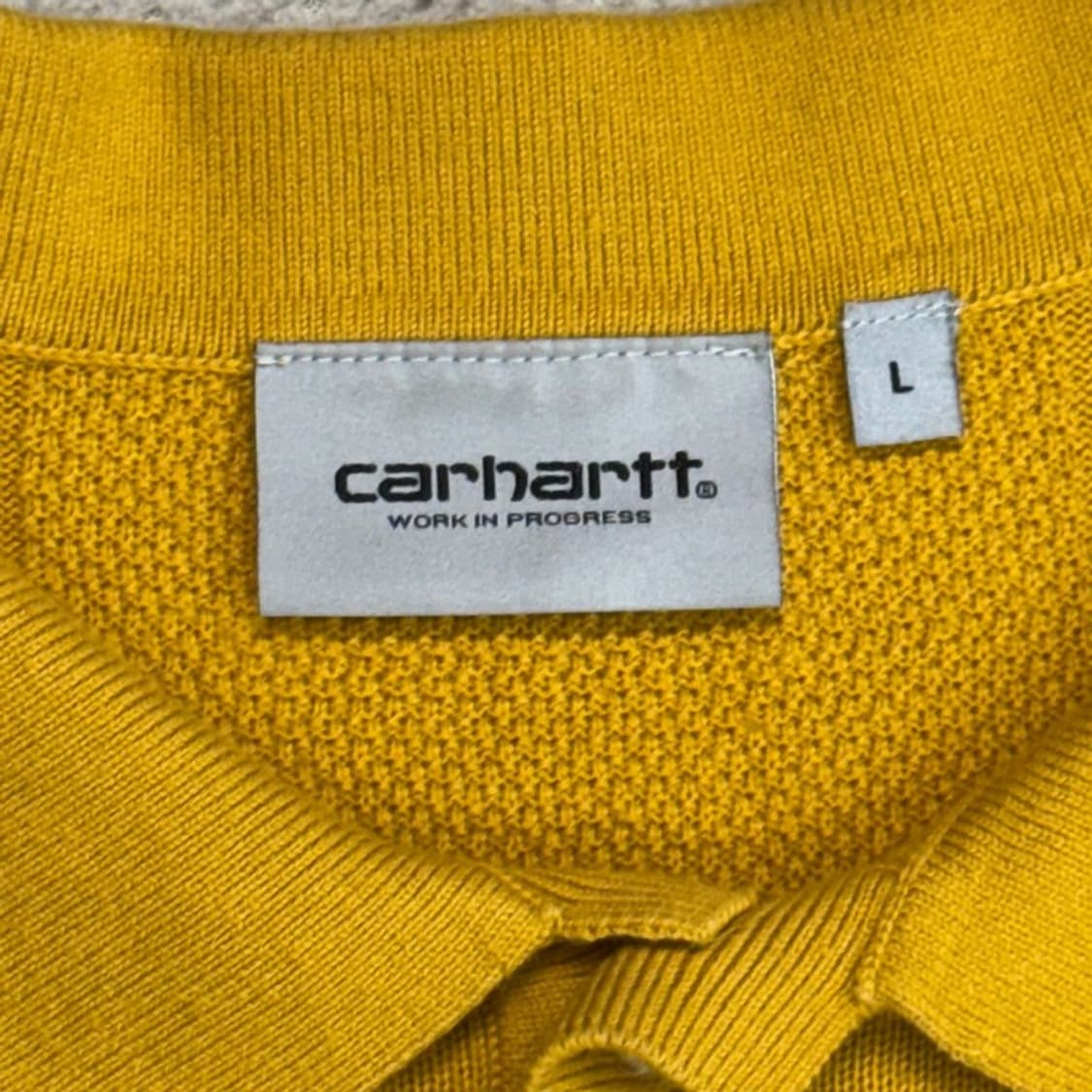 CARHARTT WIP S/S 팩스턴 니트 폴로 셔츠 L 상품이미지4