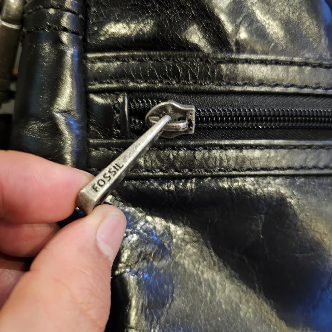 Fossil 파슬 가죽 토트 크로스백  상품이미지8