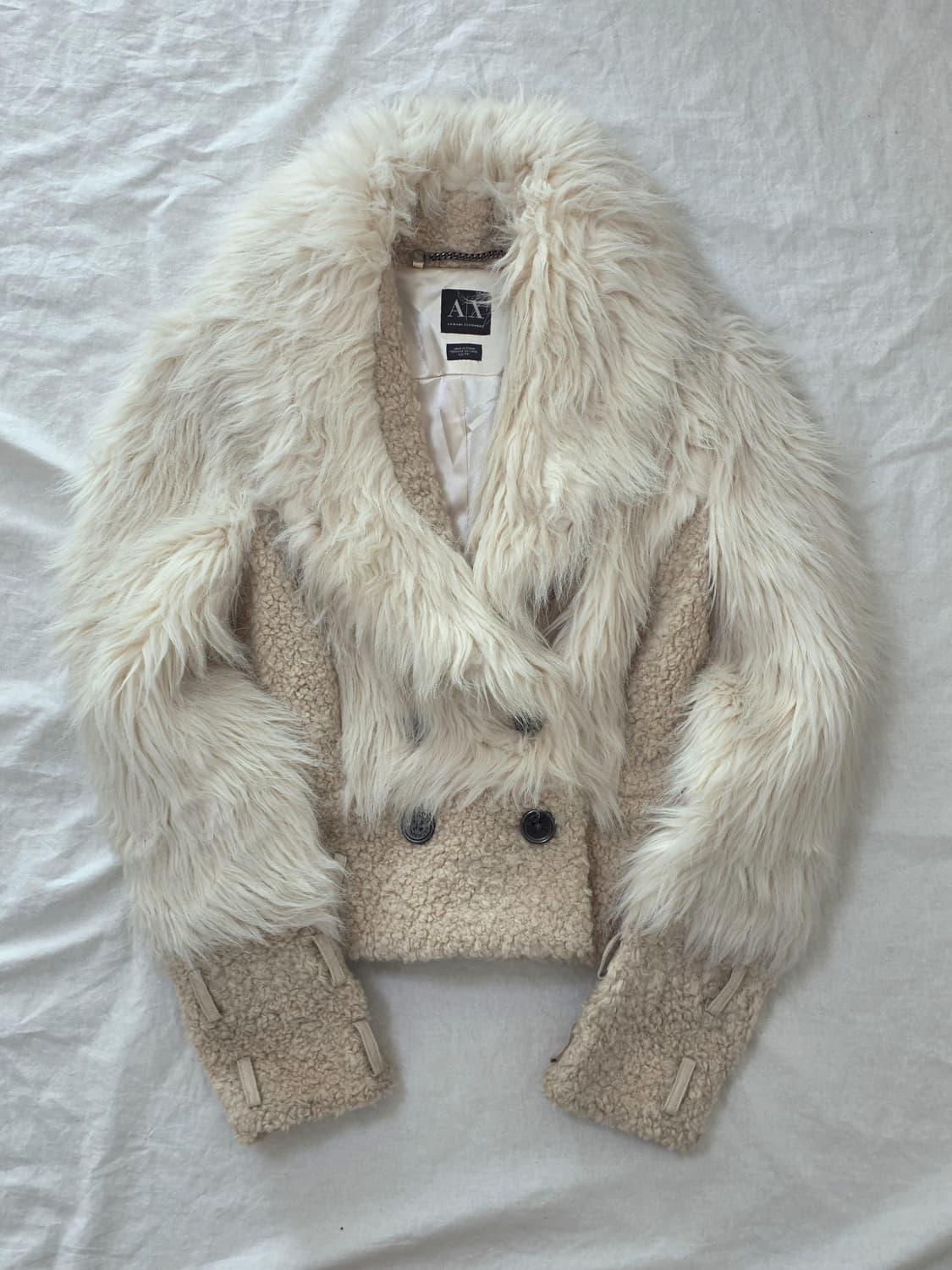 AX 아르마니 익스체인지 퍼 자켓 빈티지 상품이미지1