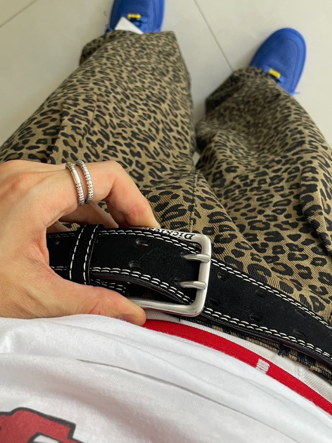 DOUBLE PIN BELT 더블 핀 벨트 상품이미지1