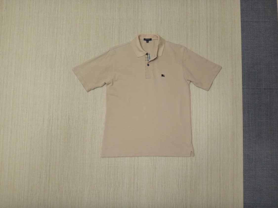 (95size) 버버리 런던 남성 카라 반팔 티셔츠 상품이미지1