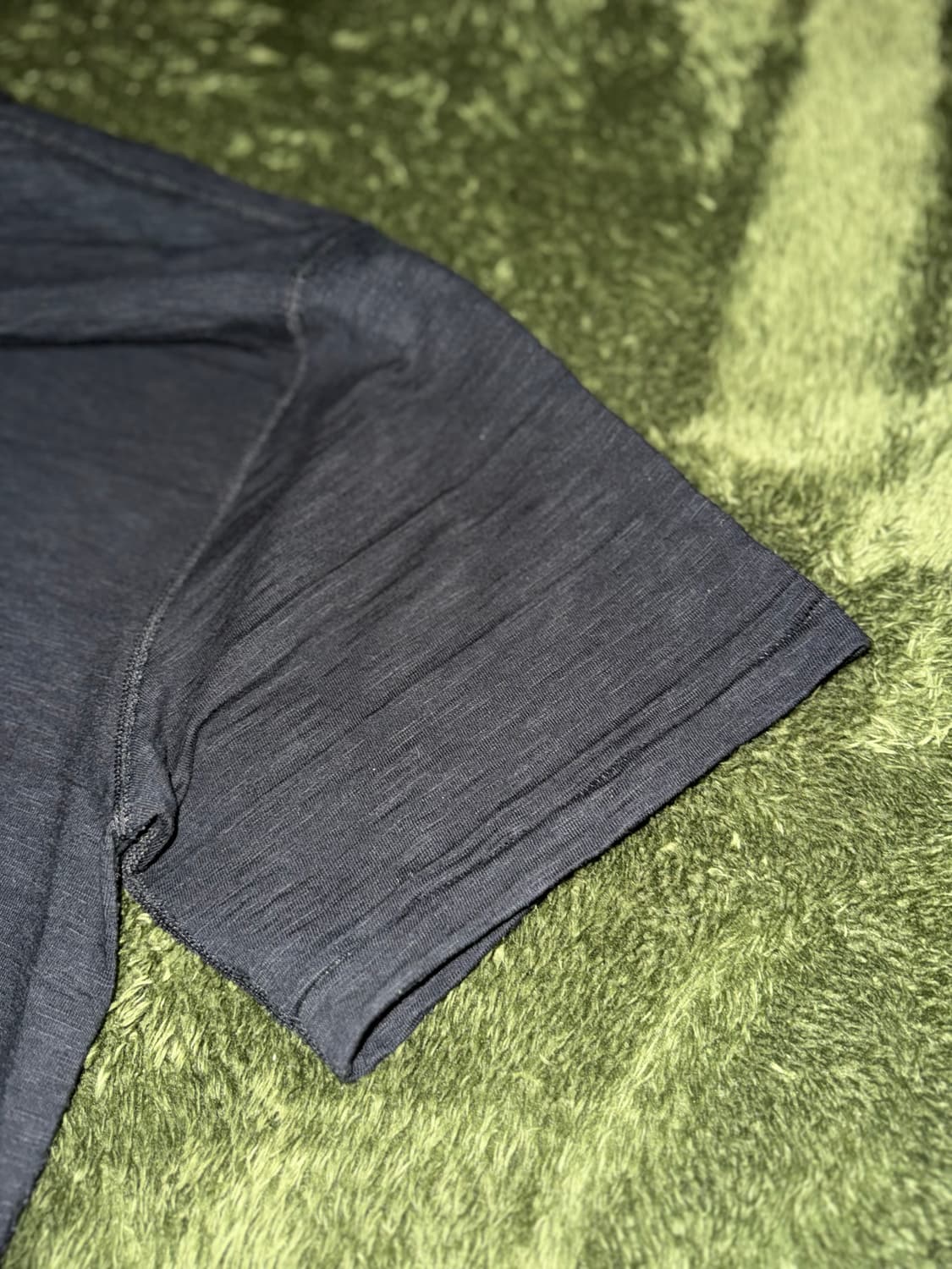 [L] 네이머클로딩 모터사이클 슬럽 싱글스티치 티셔츠 블랙 상품이미지5