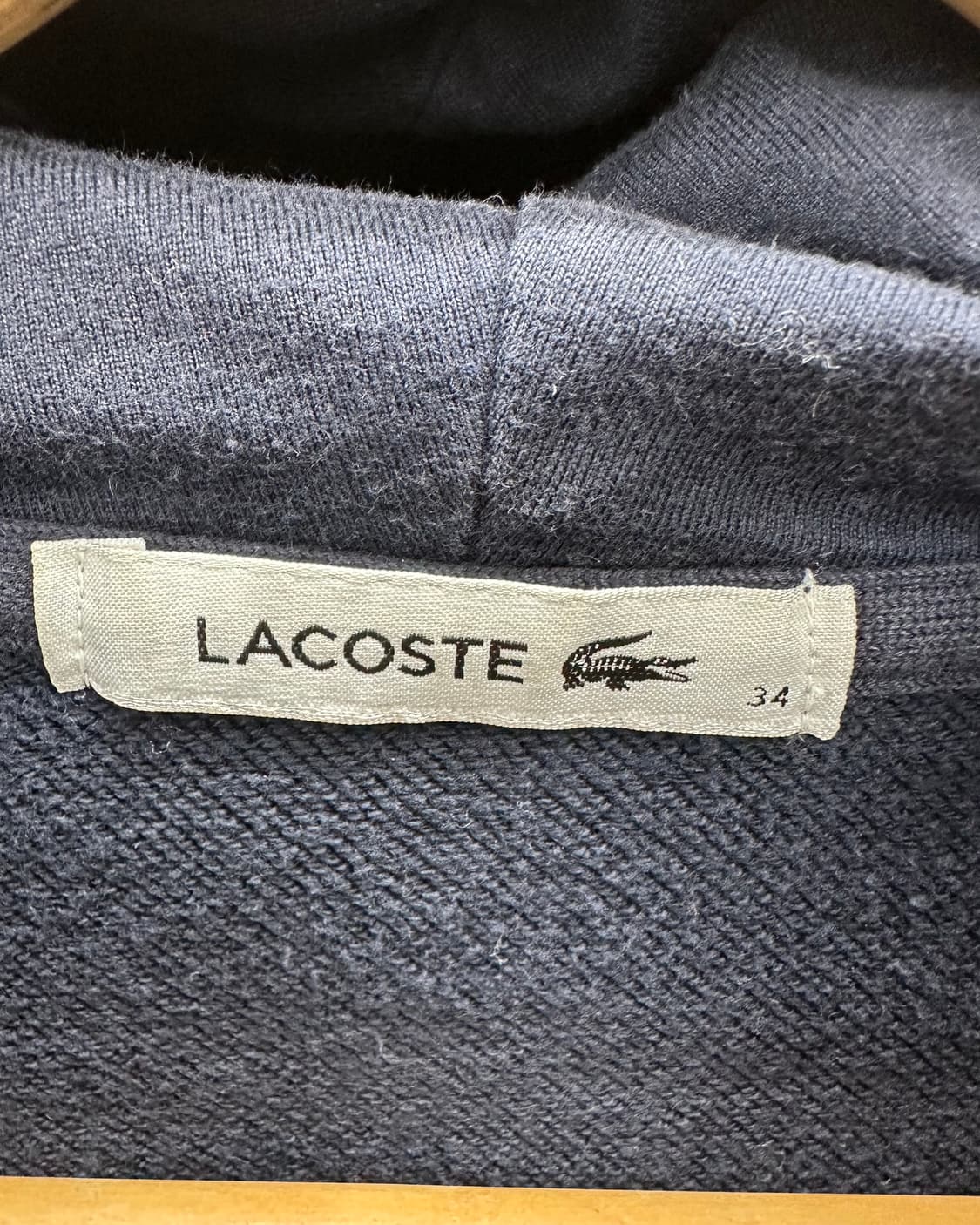 (WOMEN)라코스테 크롭 후드-M1604 상품이미지3