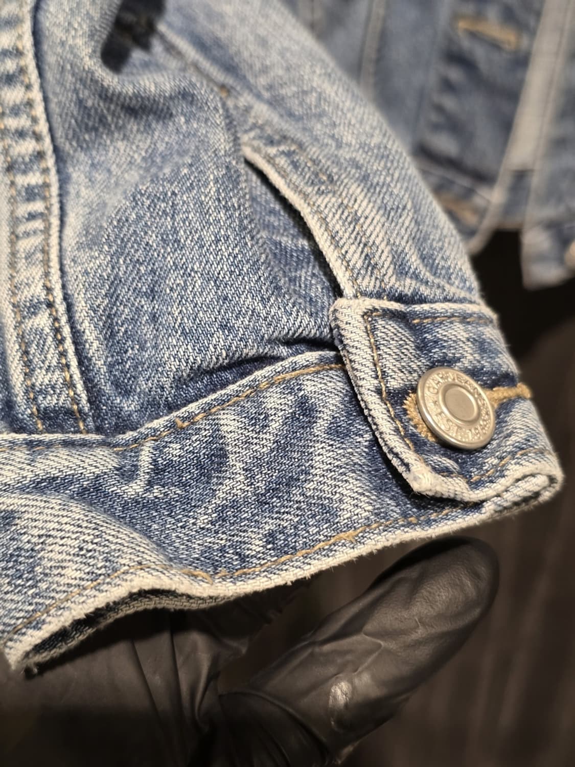 Gap Light Wash Denim Trucker Jacket 상품이미지3